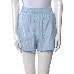 Reformation Blue Stripe Billie Board/Boxer Shorts